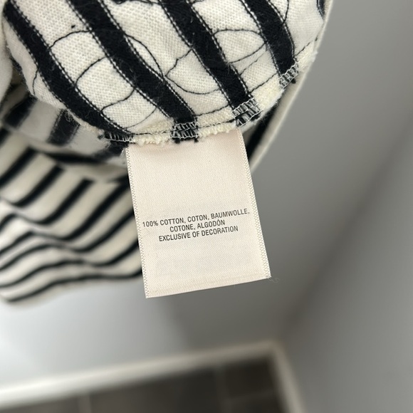 Anthropologie Postmark Striped Embroidered Filigree Tunic Dress - Picture 5 of 9